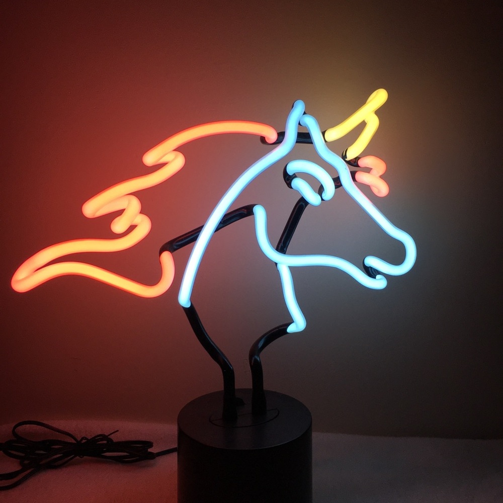 💖💖SOLD💖💖Unicorn Colorful LED lamp